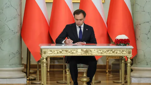 Minister finansów Andrzej Domański